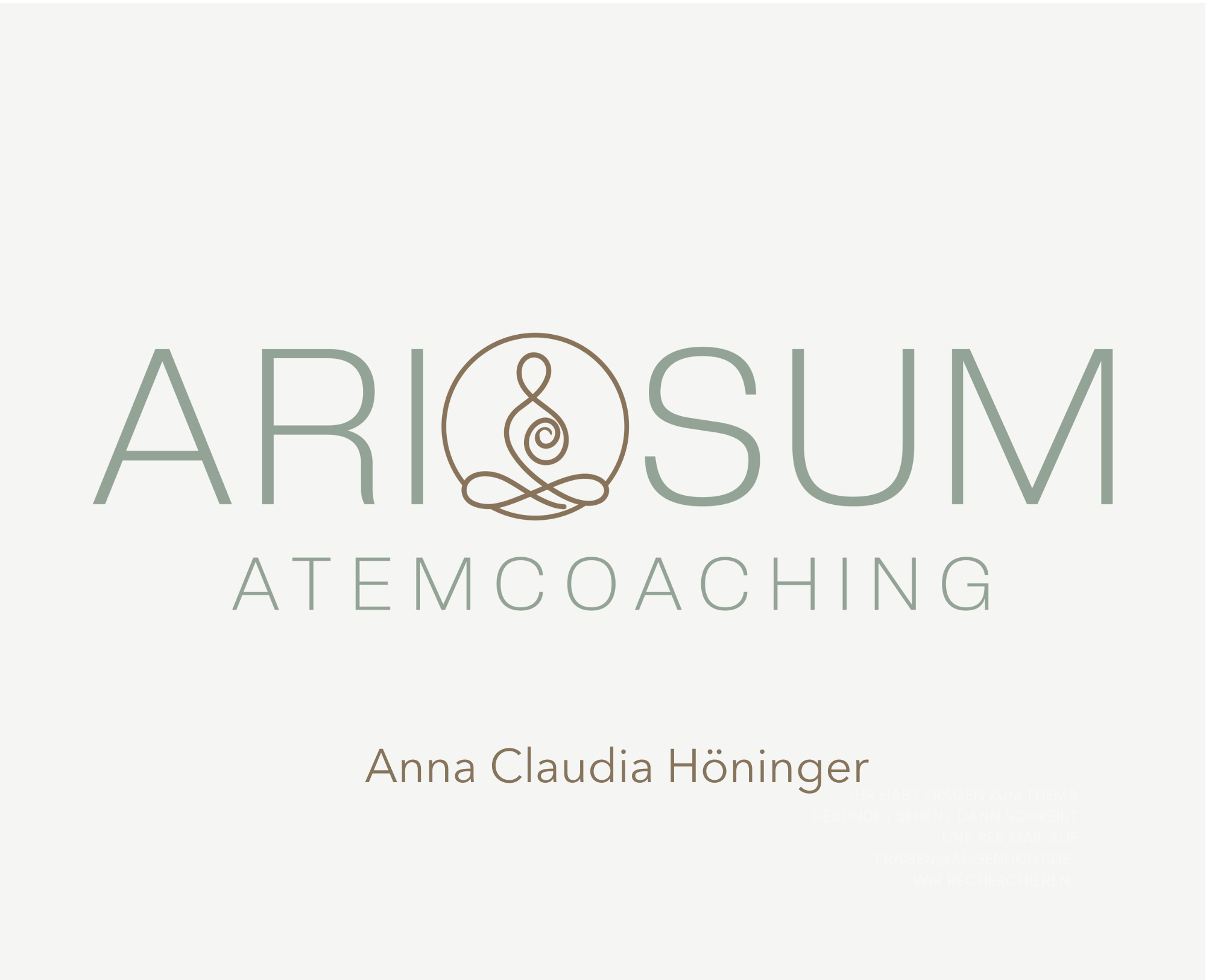 Ariosum Atemcoaching – Anna Claudia Höninger